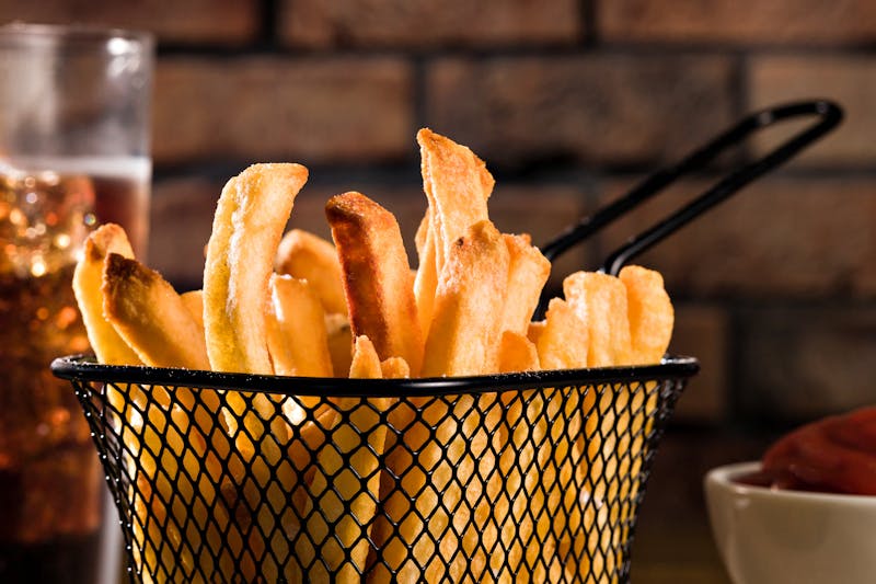 seasoned waffle fries dave's hot chicken side